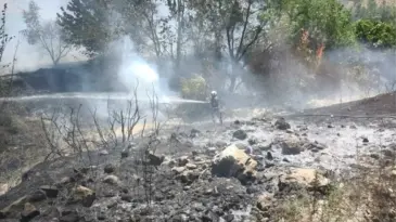 Osmaniye’de Anız Yangını Kontrol Altına Alındı