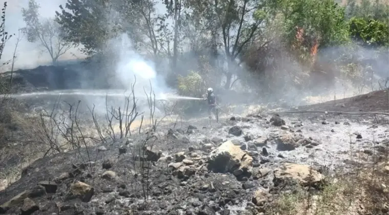 Osmaniye’de Anız Yangını Kontrol Altına Alındı